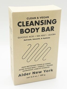 NEW Alder New York Cleansing body bar